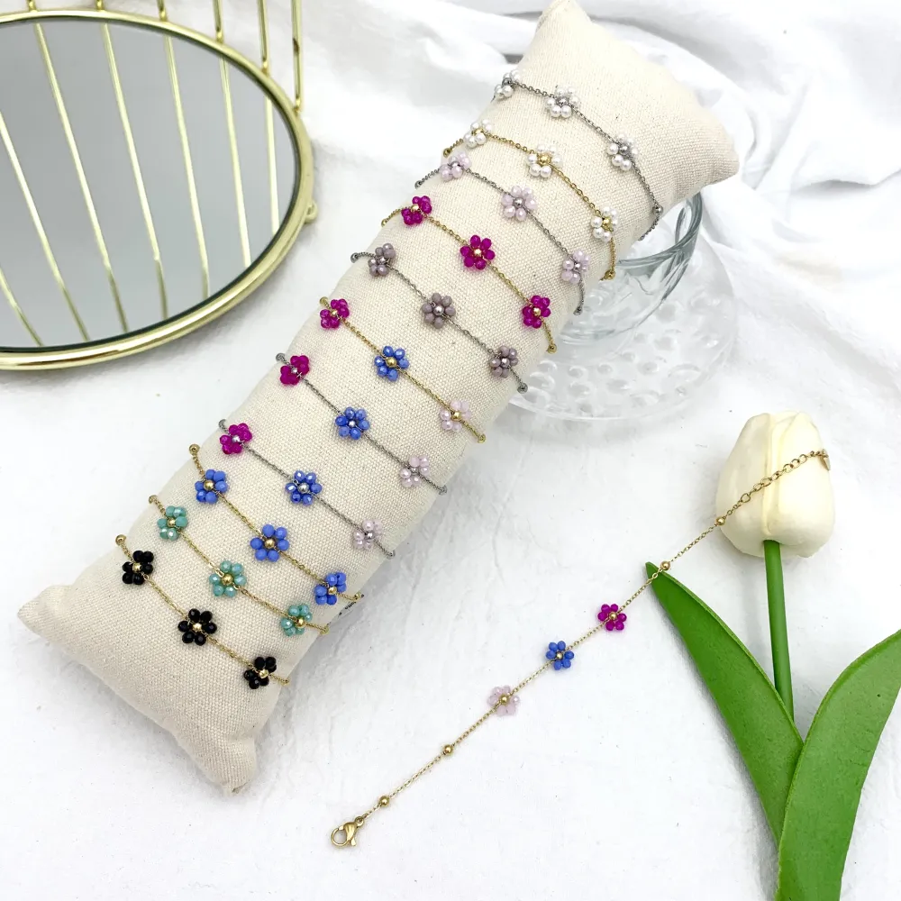 Margherita Cristalli-12Pz Bracciali in Acciaio - BPA-103-AA08B