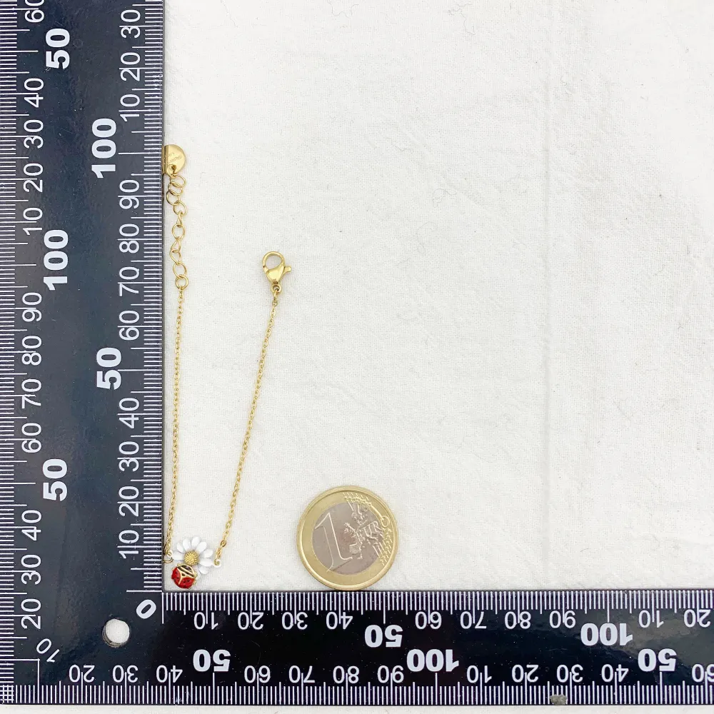 Coccinella Smaltata-12pz Bracciali in Acciaio - BPA-103-AA659-670