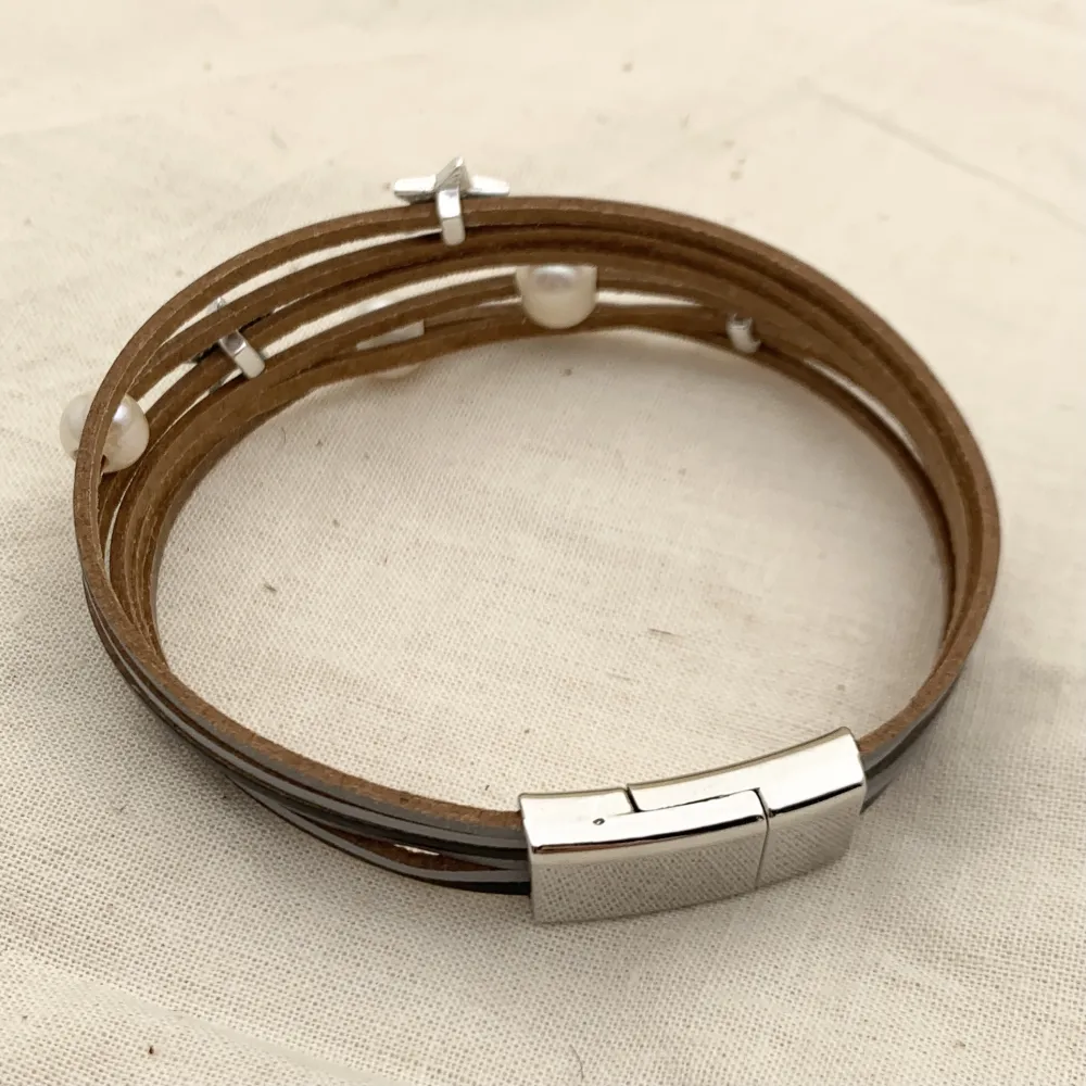 BPM176-165-Multifili con Charmes- 6 Pz Bracciali - BPM176-165-Multifili con Charmes- 6 Pz Bracciali