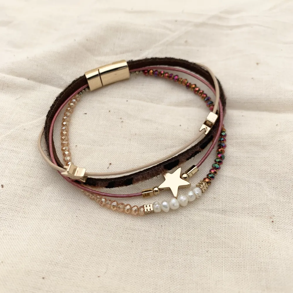 BPM176-197-Multifili con Charmes- 10 Pz Bracciali - BPM176-197-Multifili con Charmes- 10 Pz Bracciali