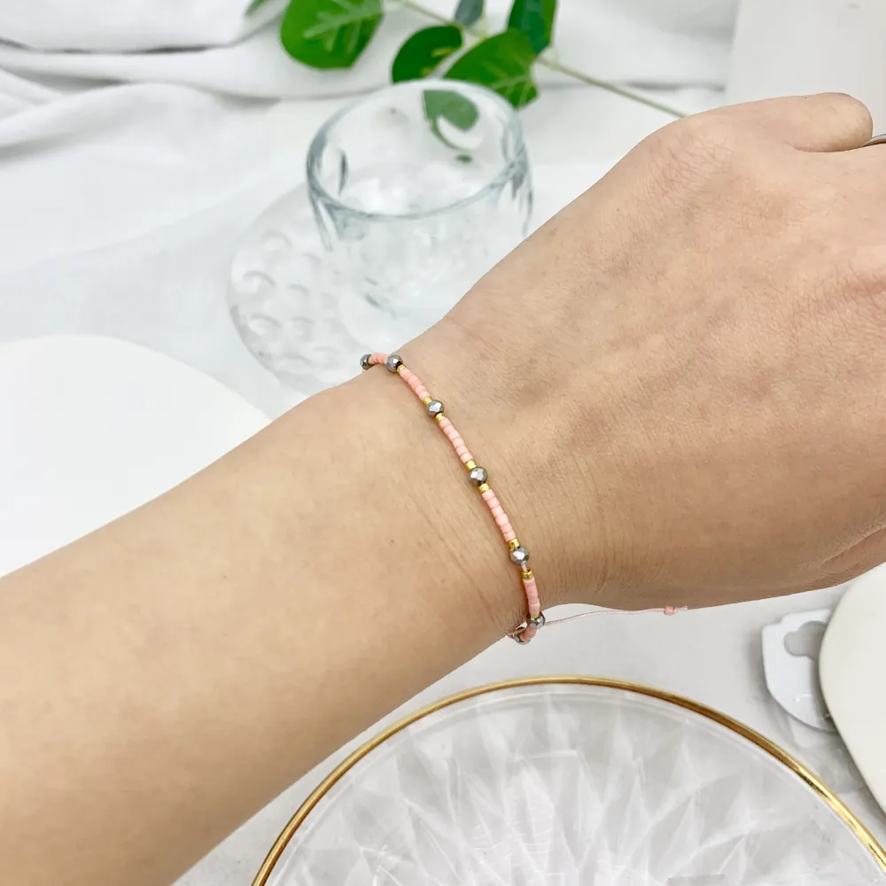 Pallina e Perline-12pz Bracciali Regolabili - BPM-480-87