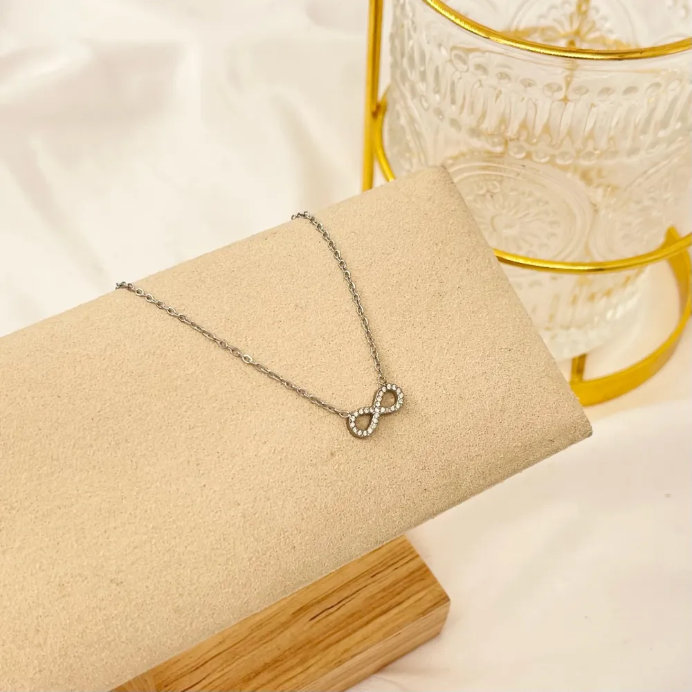 Infinito-Collana Corta in Acciaio - CAC-103-AA2826N