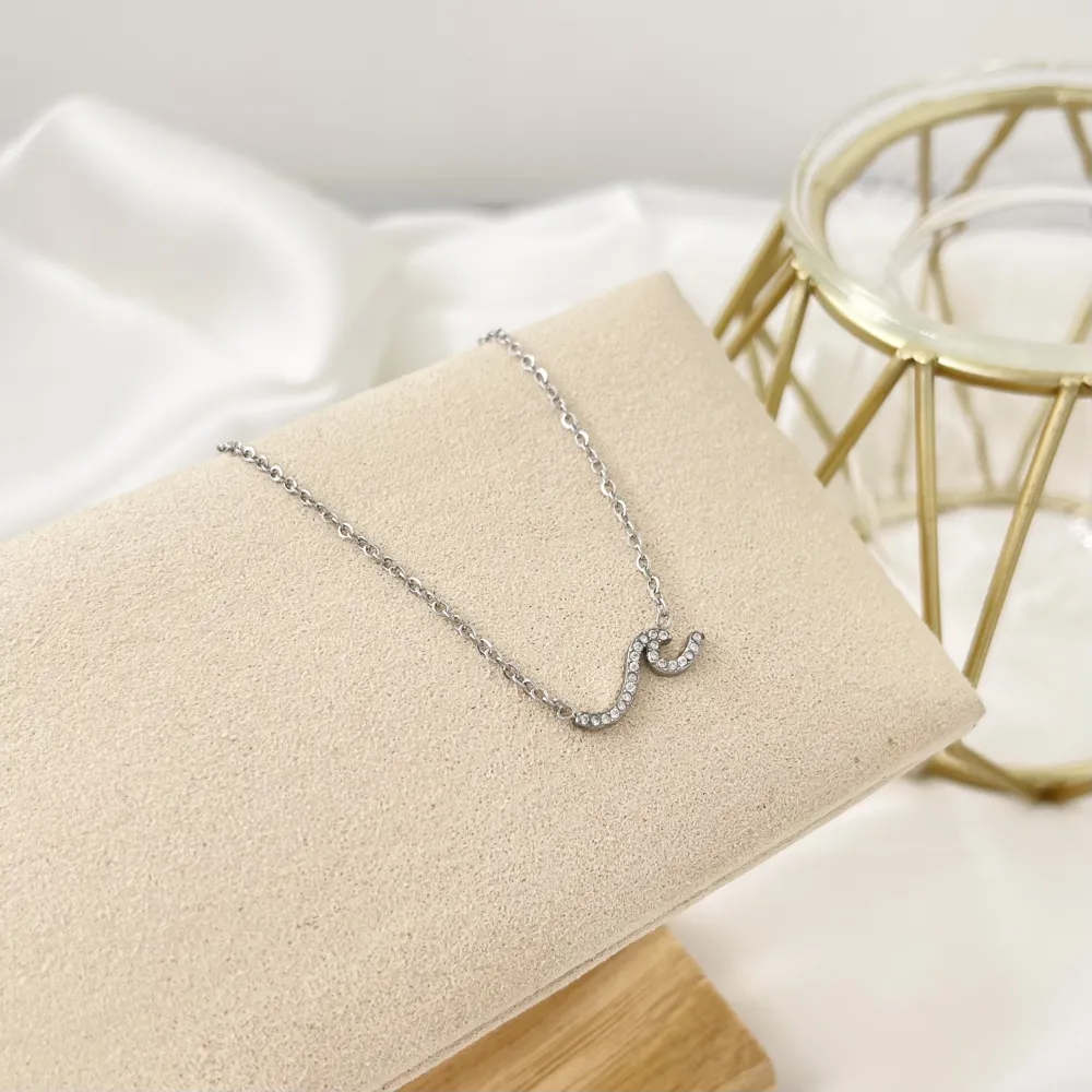 Onda-Collana Corta in Acciaio - CAC-103-AA2843N