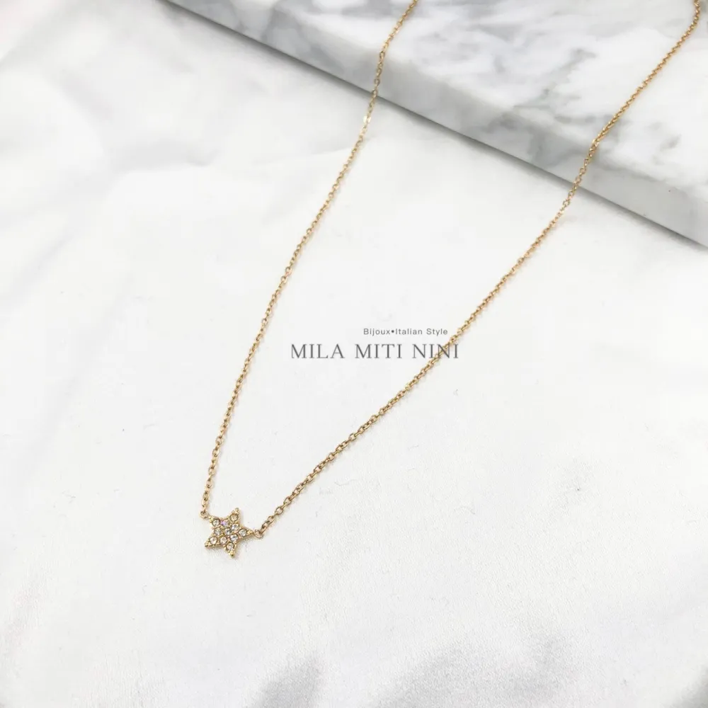 Stella-Collana Corta in Acciaio - CAC103-AA9