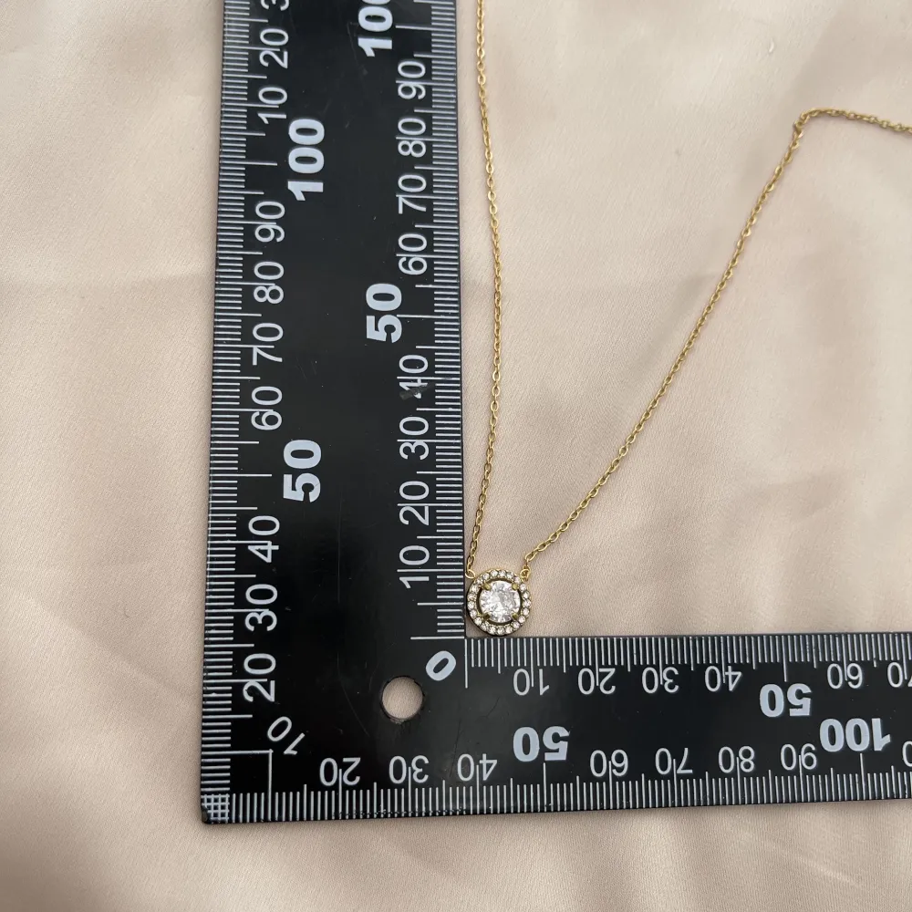 Punto Luce con Strass-Collana Corta in Acciaio - CAC-103-AA997N