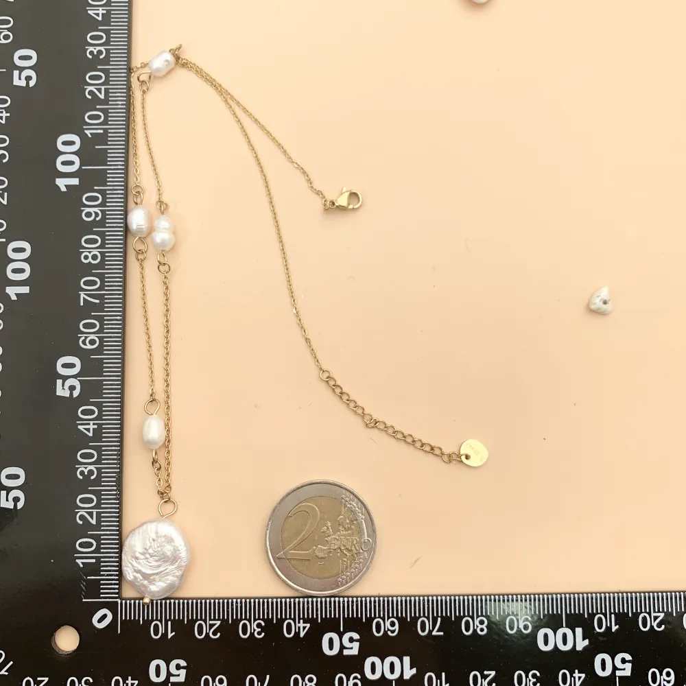 CAC7604-Perla -Collana Corta in Acciaio - CAC-104-SD-102