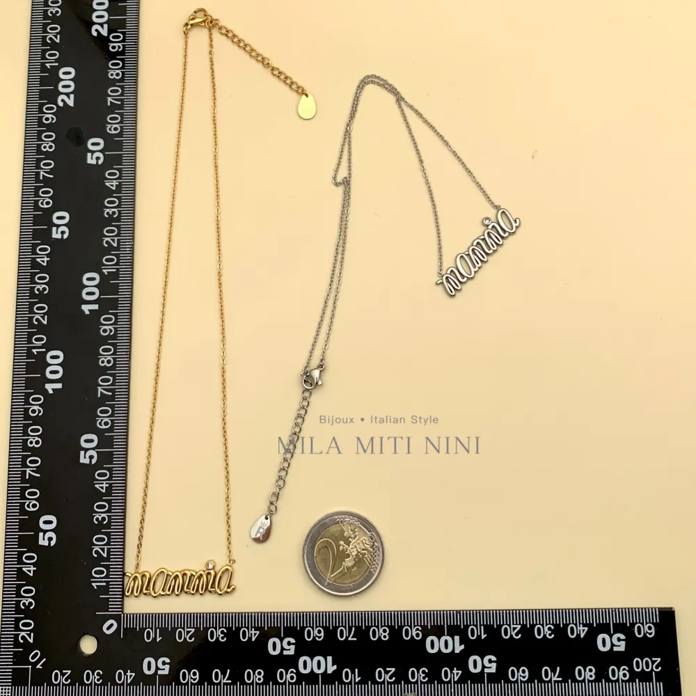 Mamma-Collana Corta in Acciaio - CAC413-1673