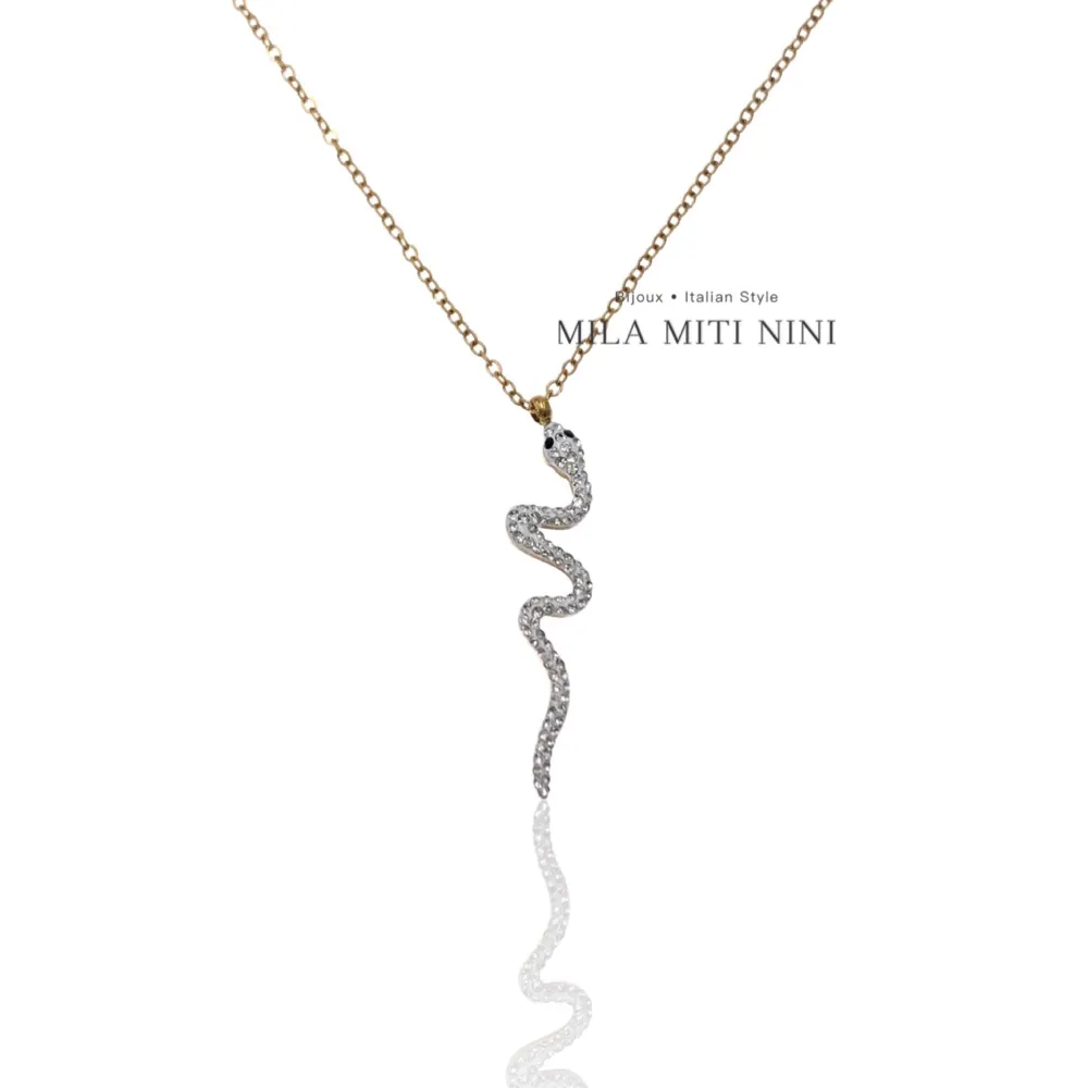 Serpente-Collana Corta in Acciaio - CAC-413-239