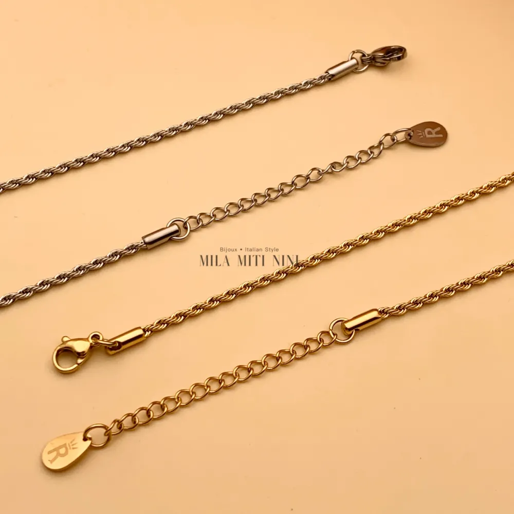 Torchon 2mm-Catena in Acciaio - CAC-413-2mm