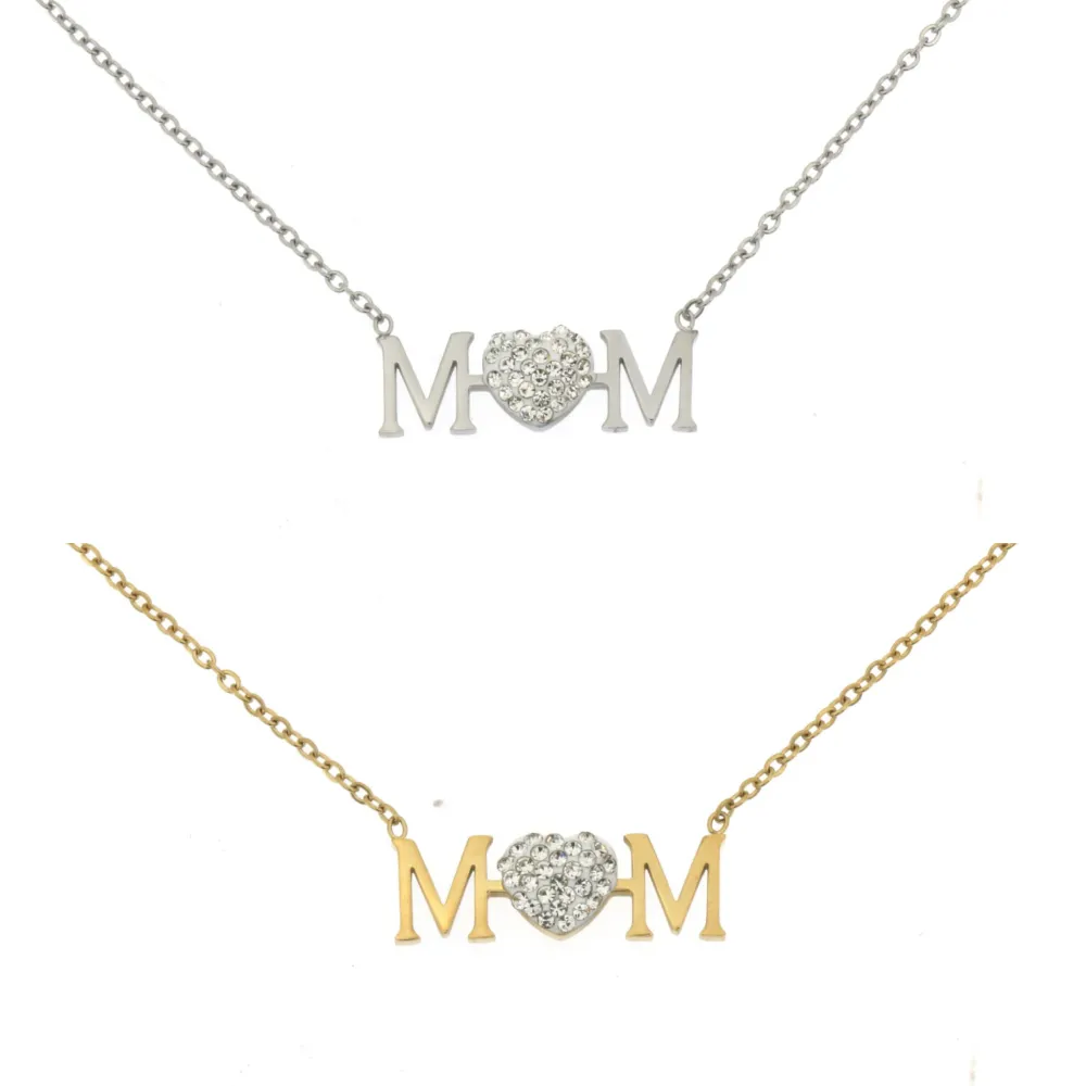 CAC-Mom 5309 - Collana Girocollo in Acciaio - CAC-413-550