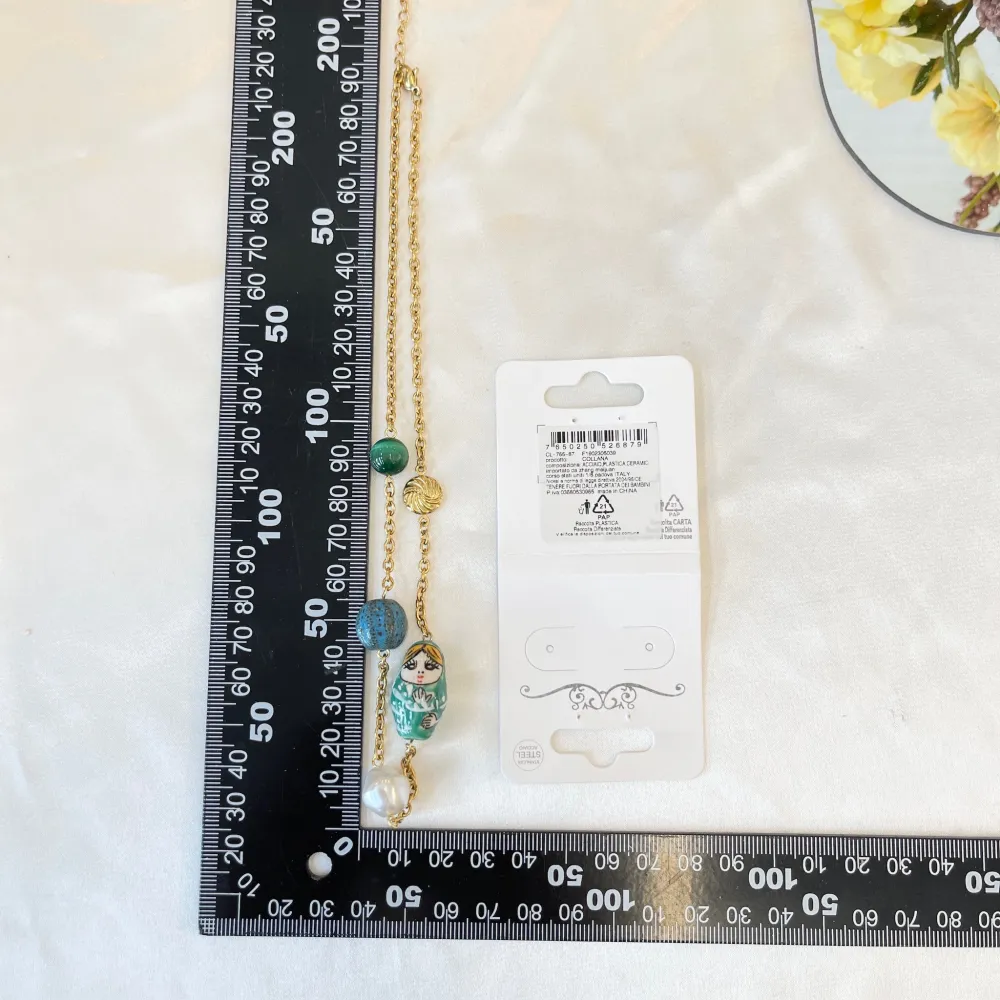 Matrioska -Collana Corta in Acciaio - CAC-765-87