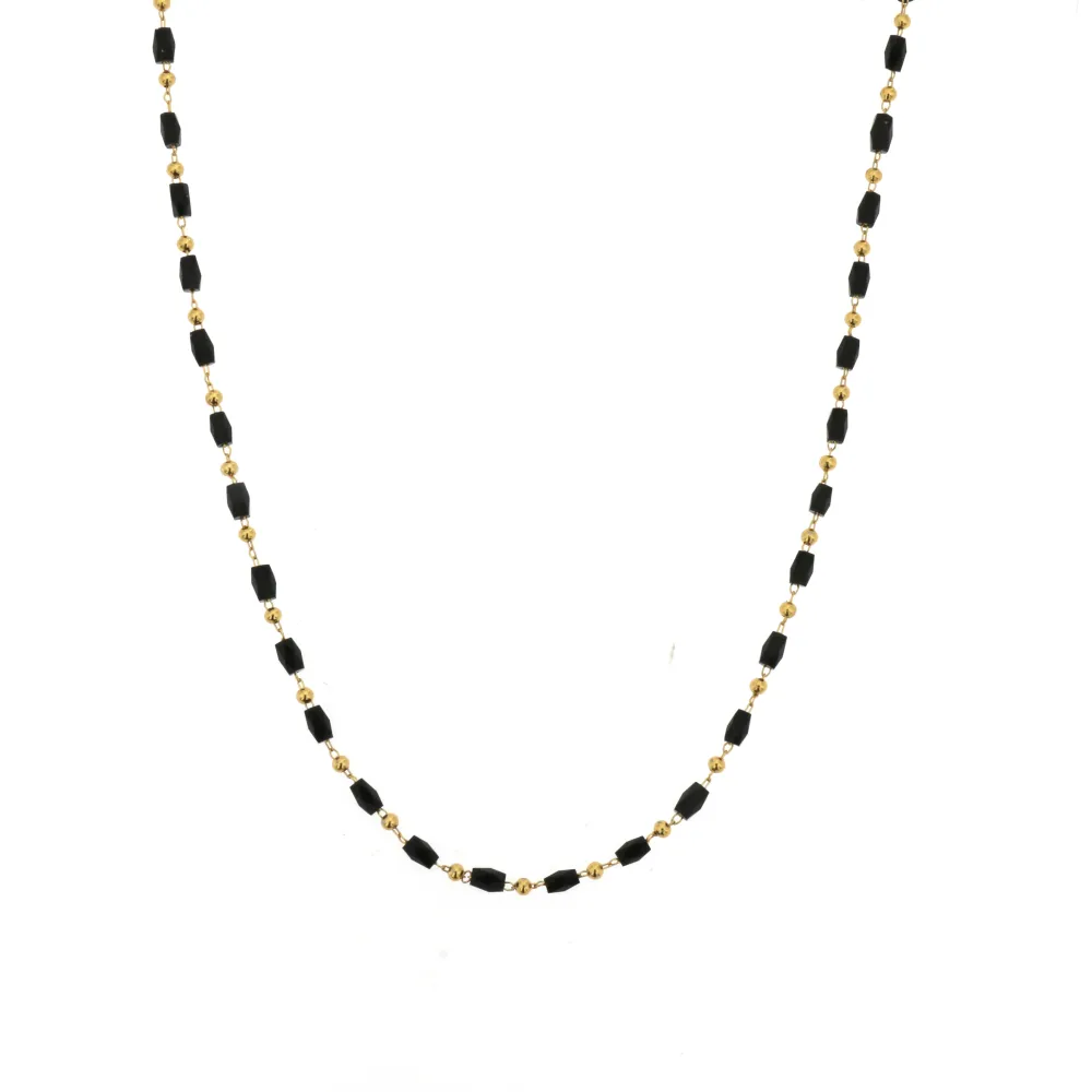 CAC-Cristalli 5273 - Collana Corta in Acciaio - CAC-Cristalli 5273 - Collana Corta in Acciaio