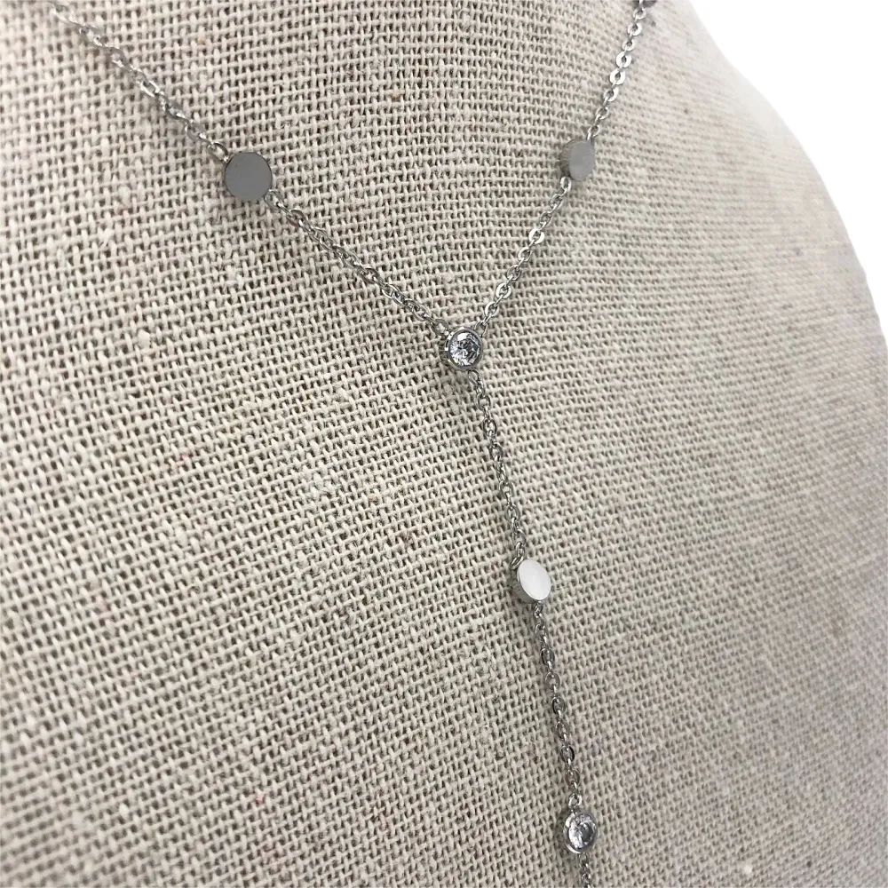 CAC-P.luce Pendente 5305 - Collana Corta in Acciaio - CAC-P.luce Pendente 5305 - Collana Corta in Acciaio