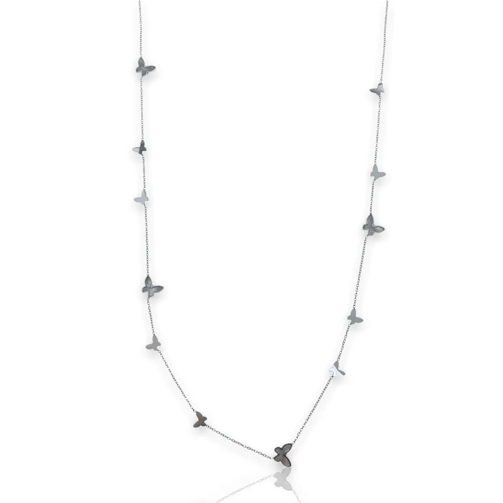 Farfalla-Collana Lunga in Acciaio - CAL-413-2080