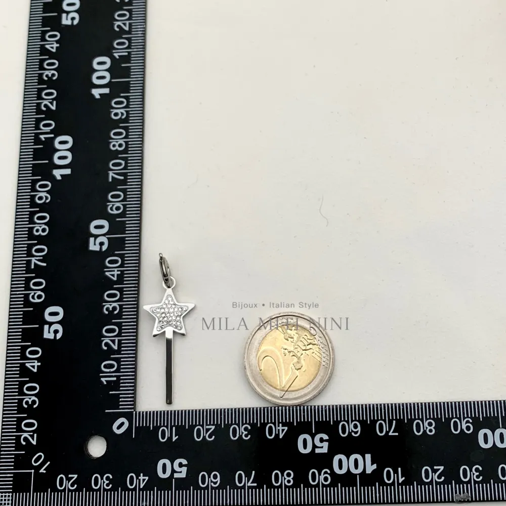 Bacchetta Magica-Ciondolo in Acciaio - CIO413-095