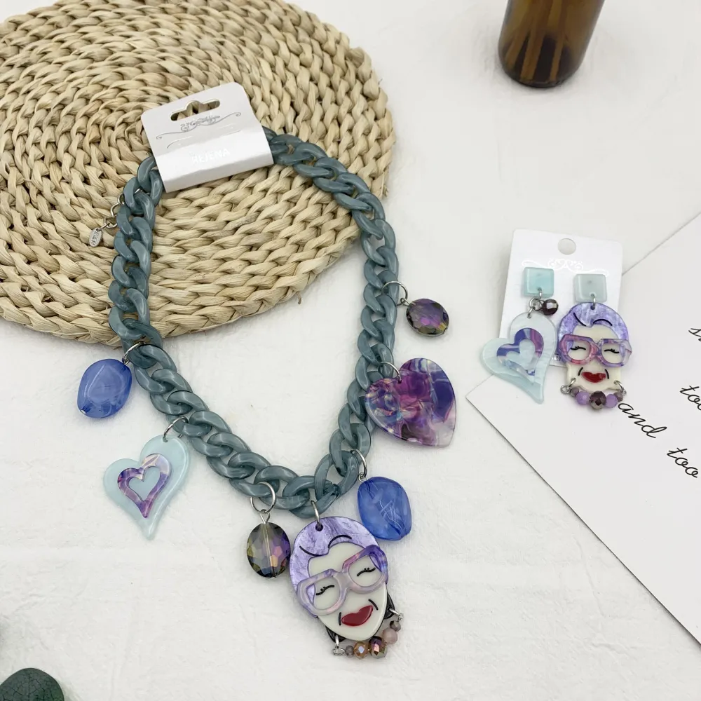 Nonna Chic Iris-Collana Corta Moda - CMC-14499PE