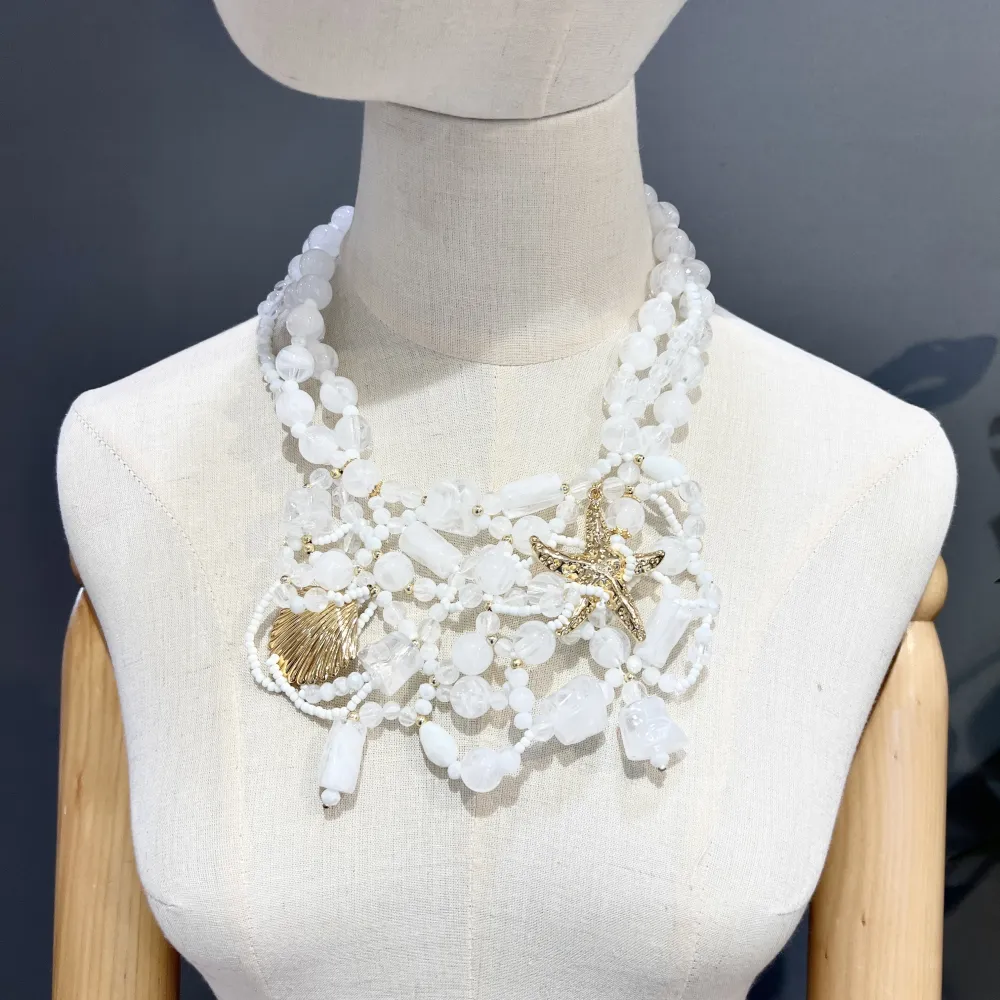 Conchiglia Stella Marina-Collana Corta Moda - CMC-732-321