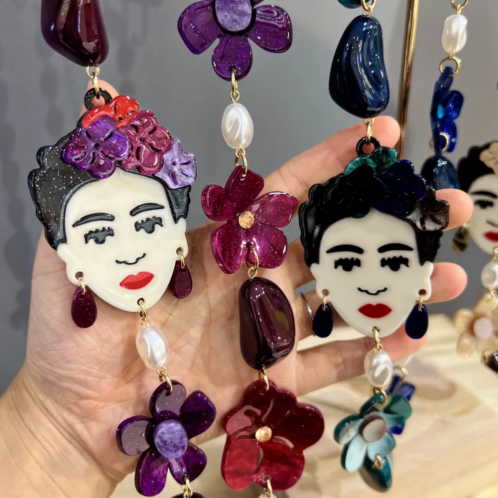 Frida Fiore-Collana Lunga Moda - CML-15439