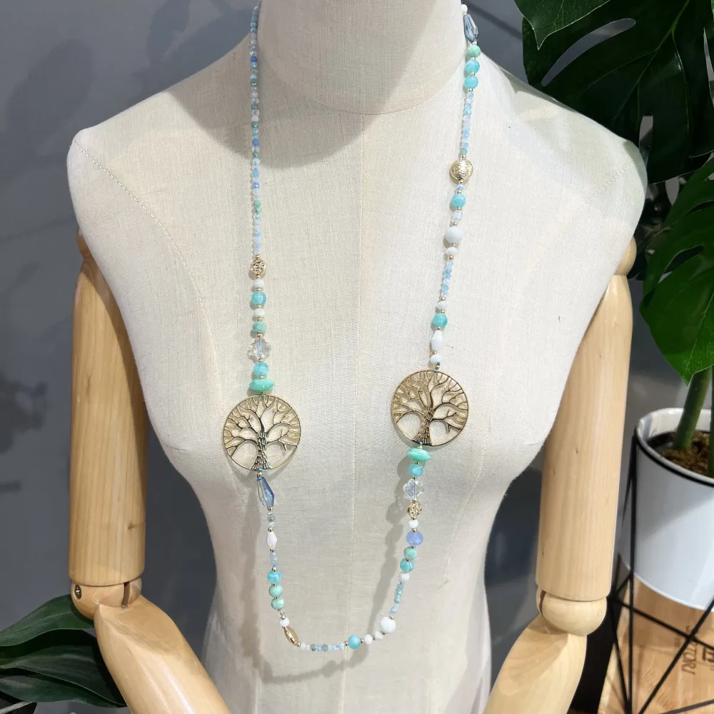 Albero della Vita  -Collana Lunga Moda - CML-732-237