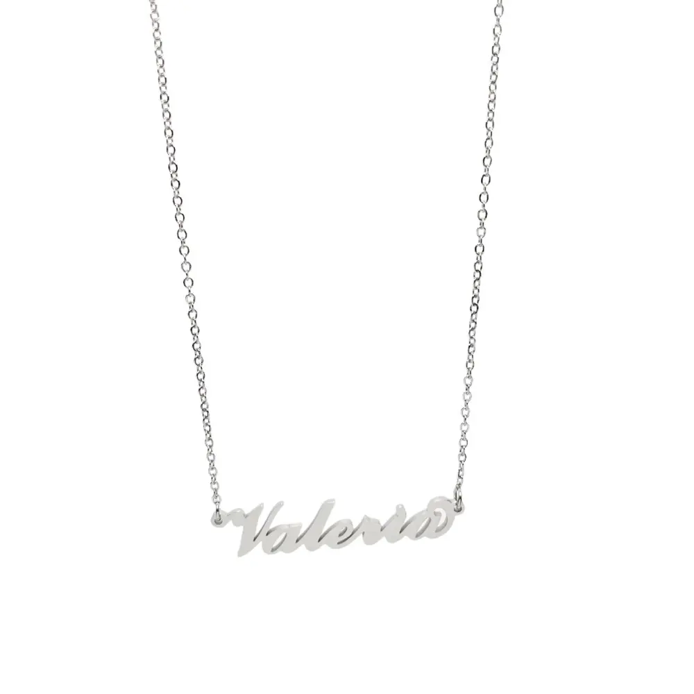 Collana con Nome - 180 Nomi in Acciaio - Collana con Nome - 180 Nomi in Acciaio