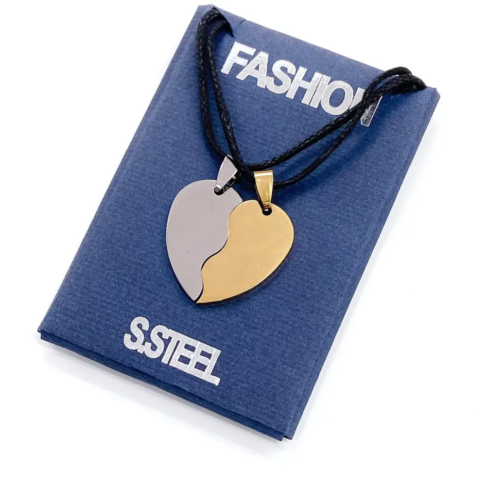 Cuore Liscio - Collana Doppia - Cuore Liscio - Collana Doppia