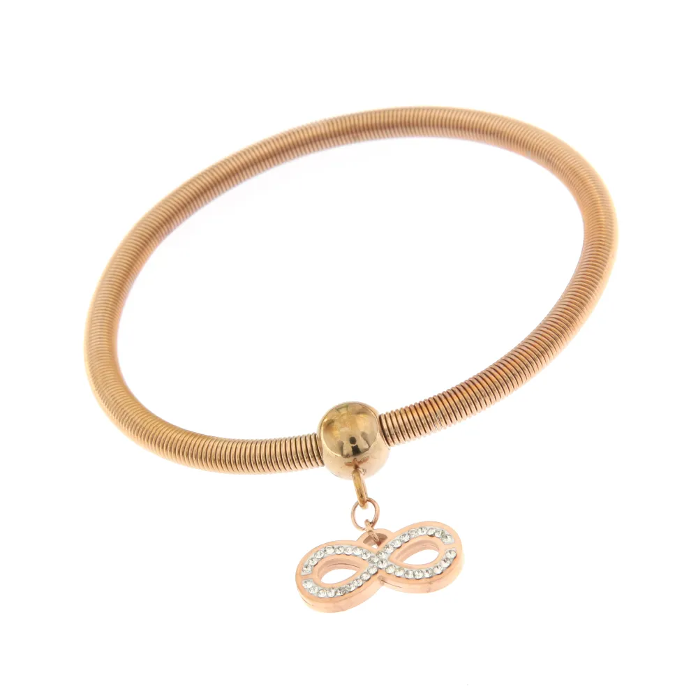 Infinito 1514 - Bracciale a Molla in Acciaio - Infinito 1514 - Bracciale a Molla in Acciaio