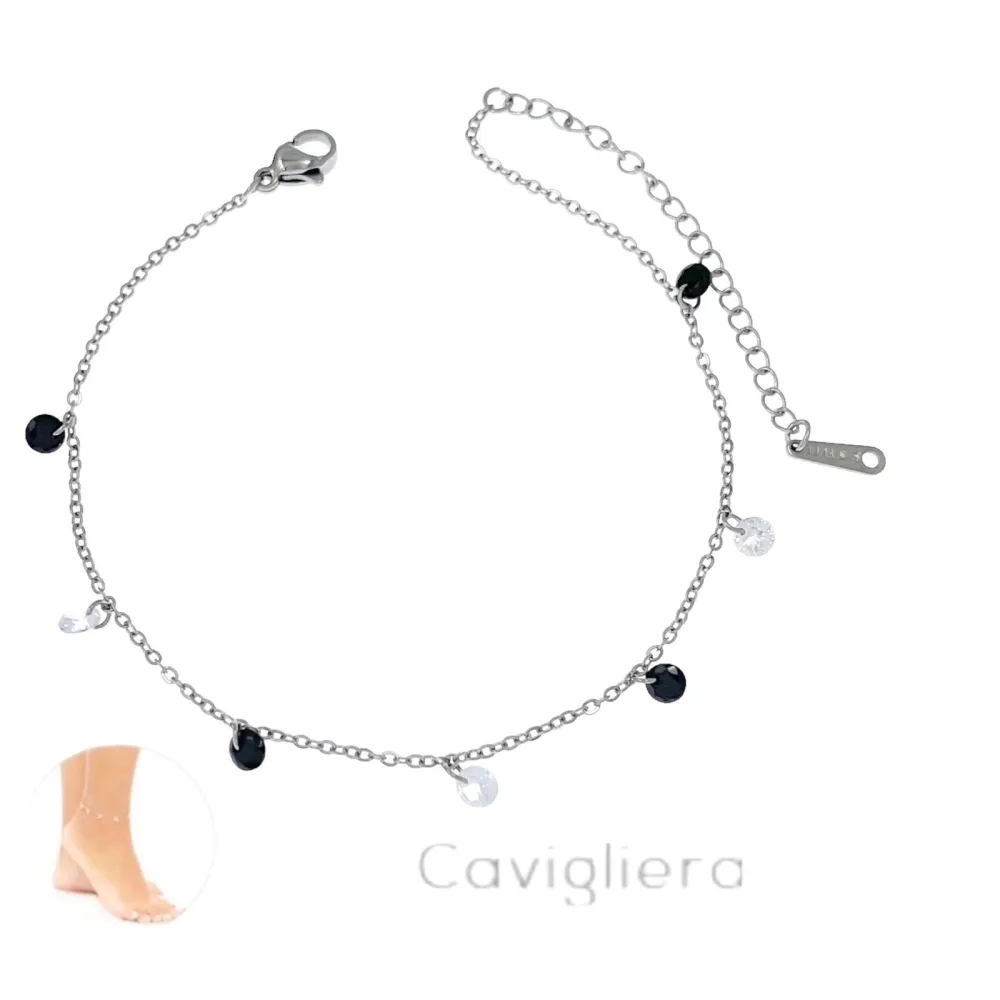 Punto Luce Zirconia-Caviglire in Acciaio - KAV-103-AA162B