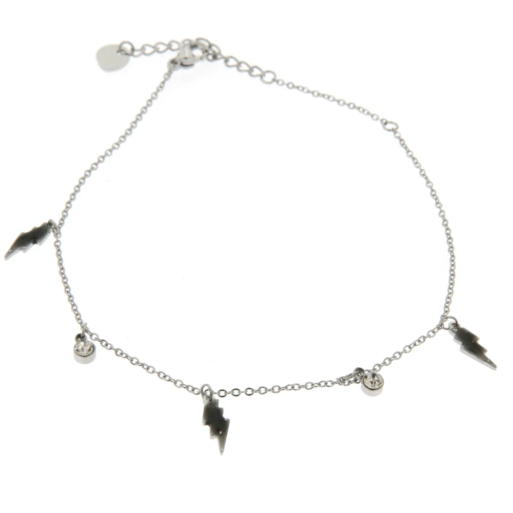 Fulmine Smaltato 3181 - Cavigliera in Acciaio - KAV-104-81