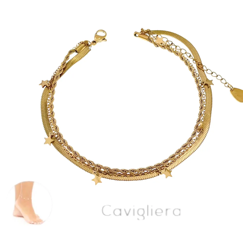 Multifili con Stella-Cavigliera in Acciaio - KAV-413-2152