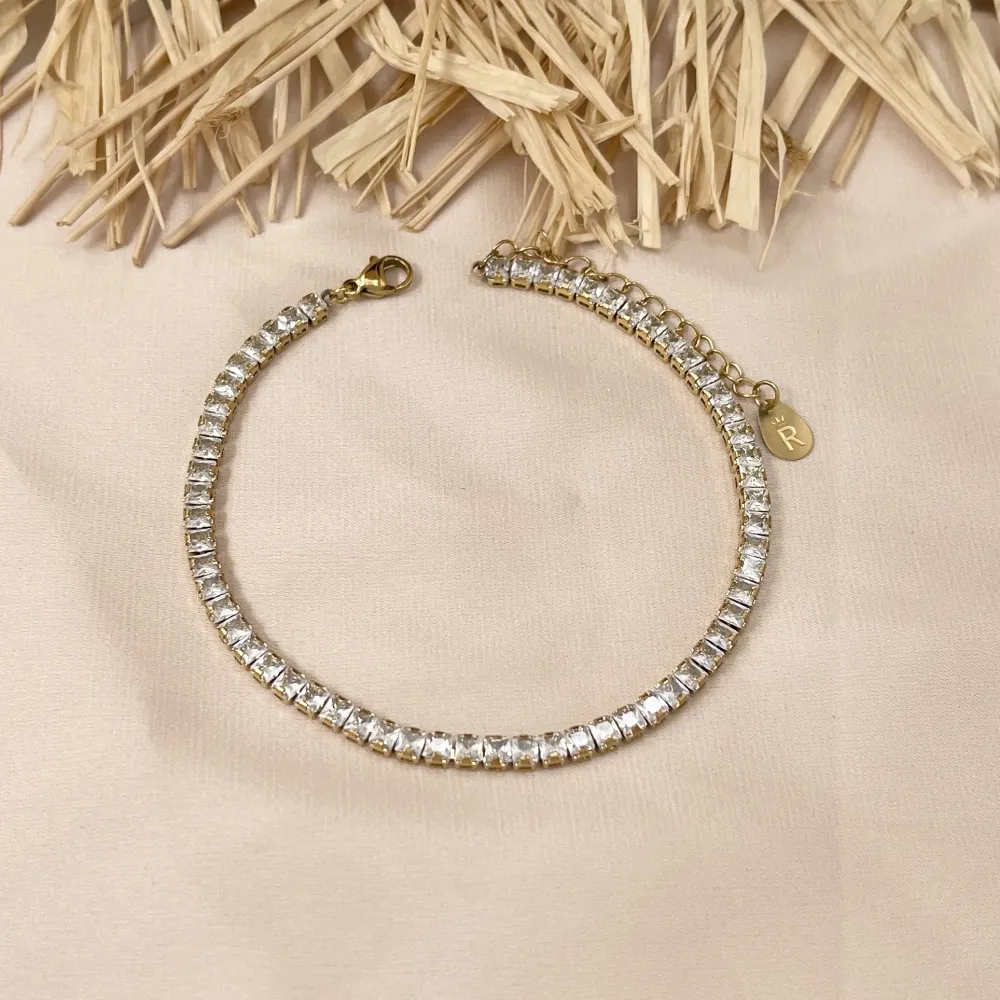 Tennis Rettangolare-Cavigliera in Acciaio - KAV-413-318