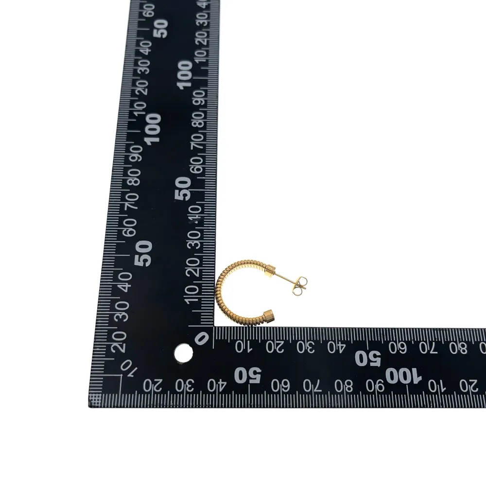 Cerchio-Orecchini in Acciaio - OAP-103-AA1133E