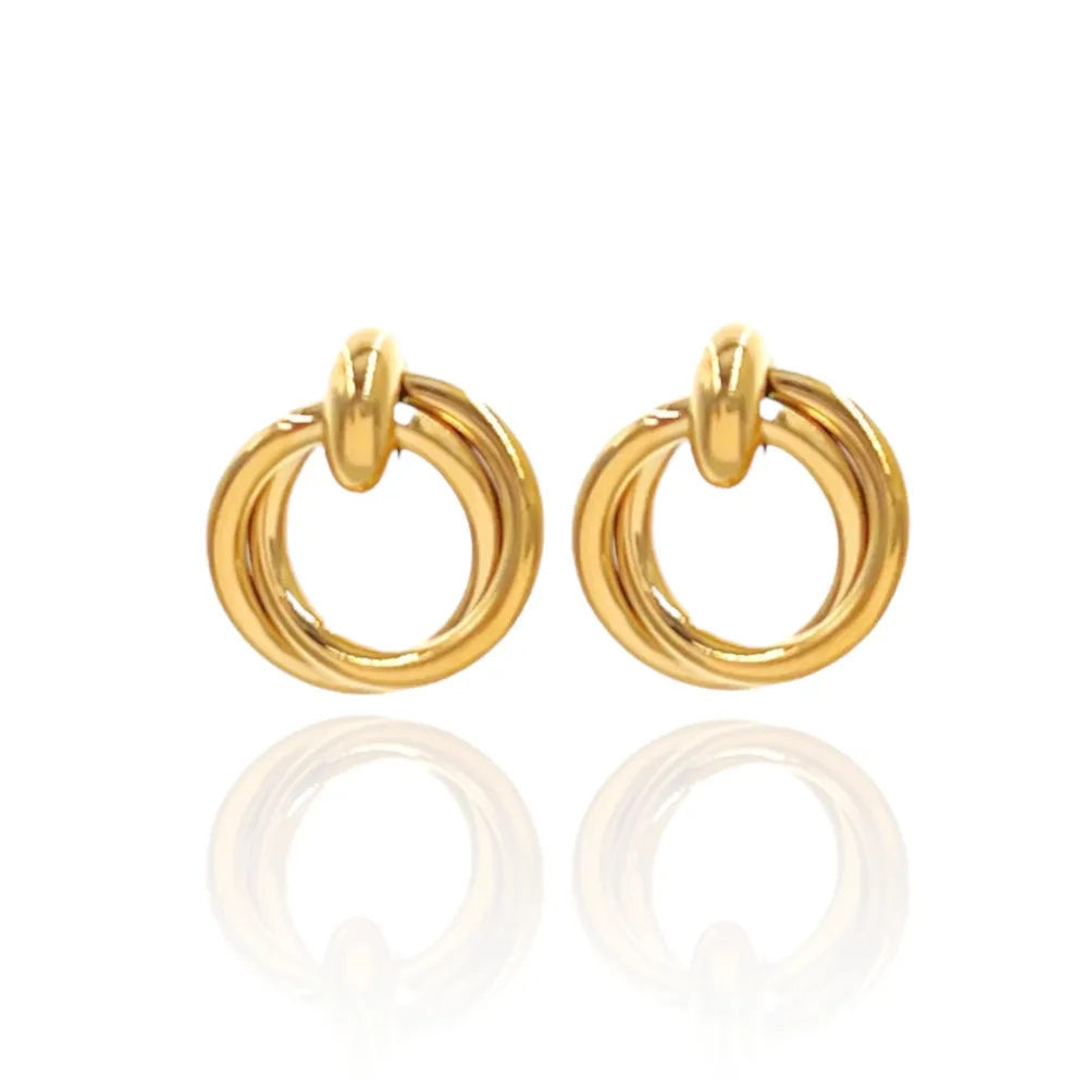 Cerchio-Orecchini in Acciaio - OAP-103-AA4112E