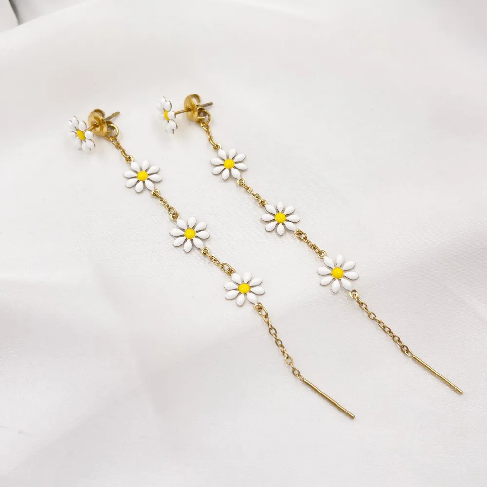 Margherita Lunga-Orecchini in Acciaio - OAP-103-AA4158E