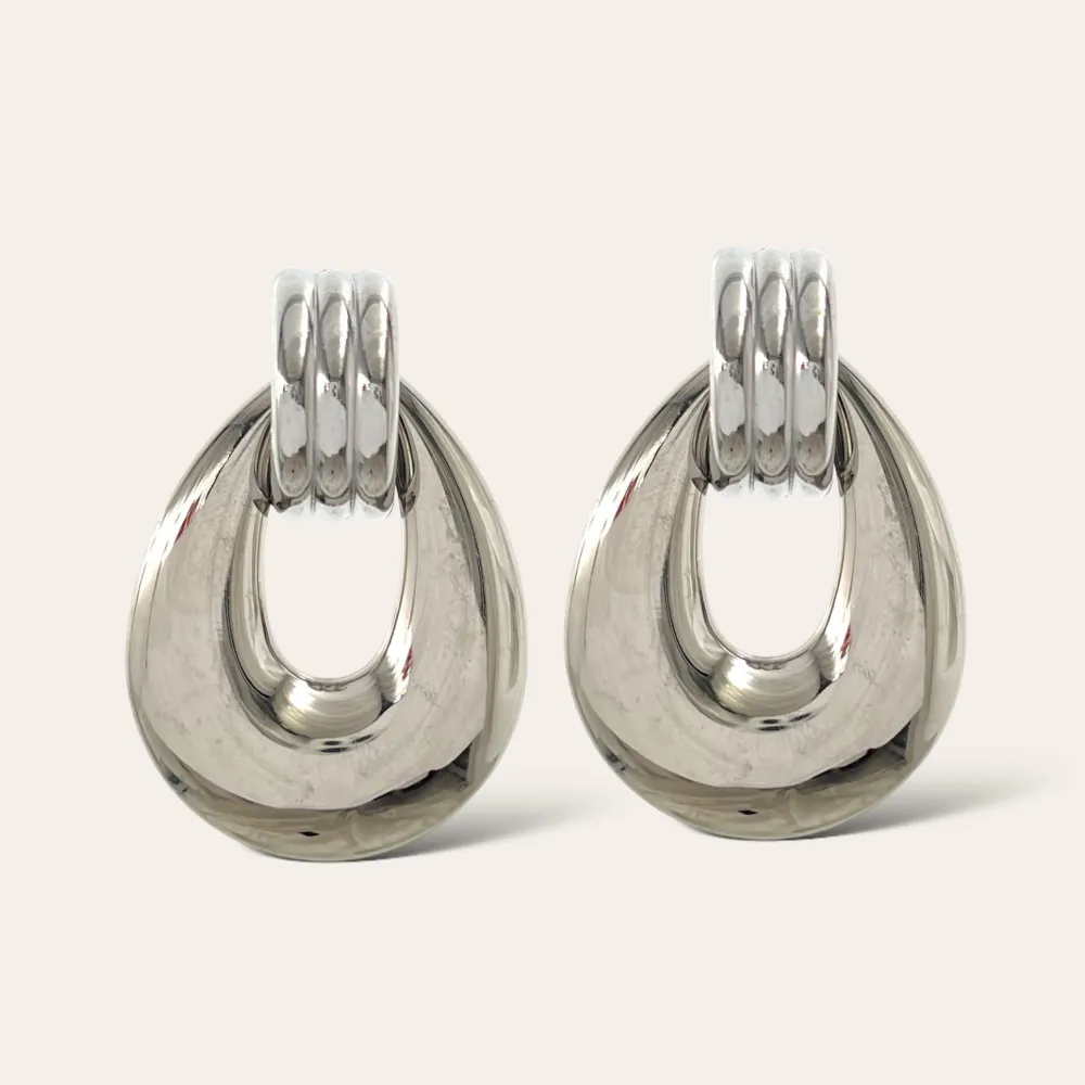 Pendente Cerchio -Orecchini in Acciaio - OAP-103-AA4652E