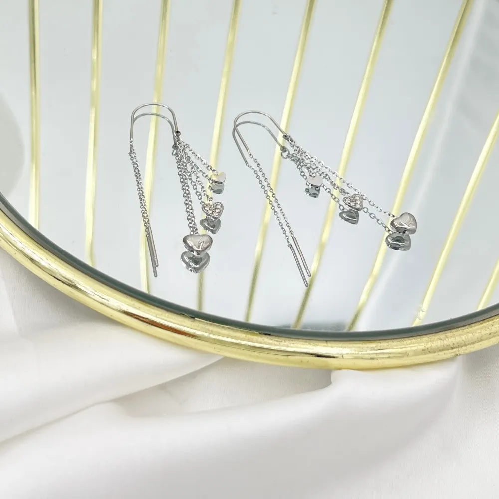 Cuore -Orecchini in Acciaio - OAP-103-AA5002E