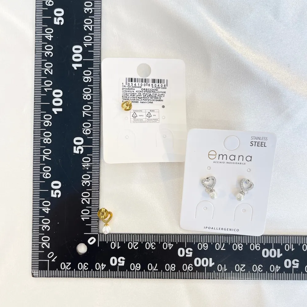 Fiore Perla -Orecchini in Acciaio - OAP-103-AA5038E