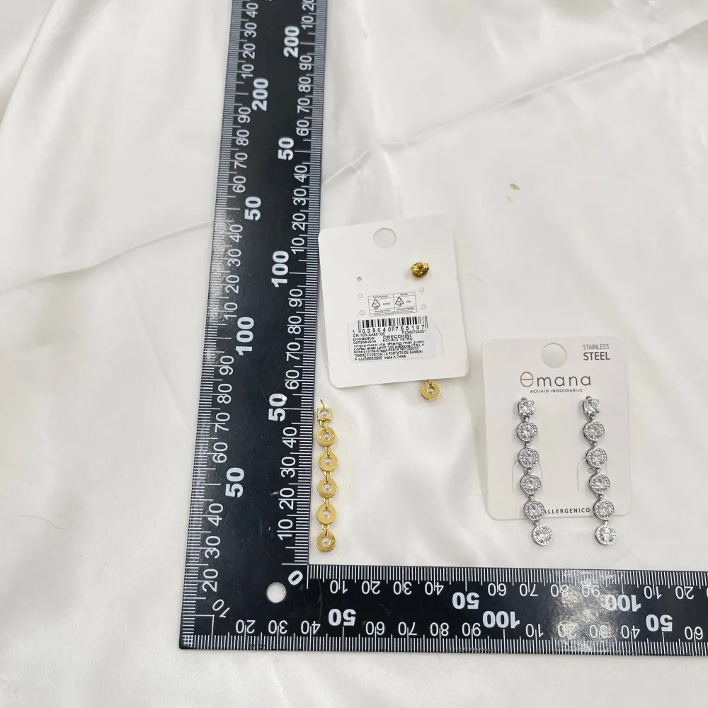 Cipollina Lunga-Orecchini in Acciaio - OAP-103-AA5510E