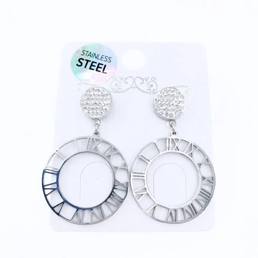 OAS-Cerchio N.Romani 5066 - Orecchini in Acciaio - OAP-413-0195