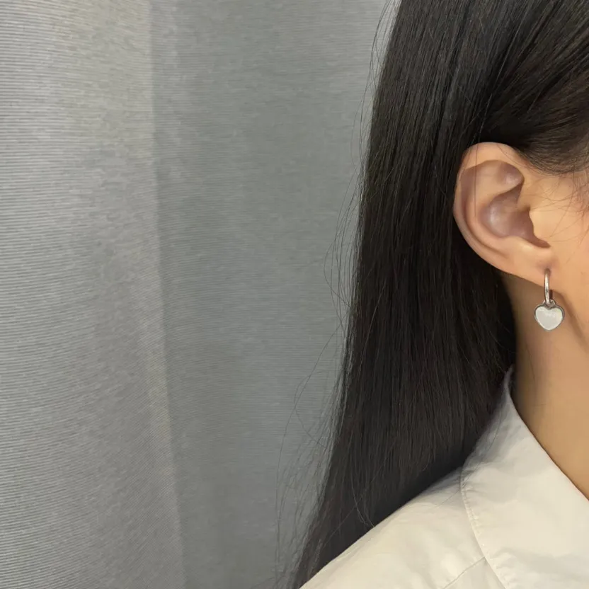Cuore- Orecchini Pendenti in Acciaio - OAP-413-856