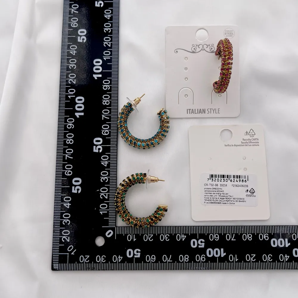 Cerchio 30mm -Orecchini in Acciaio - OAP-732-98 M 30mm