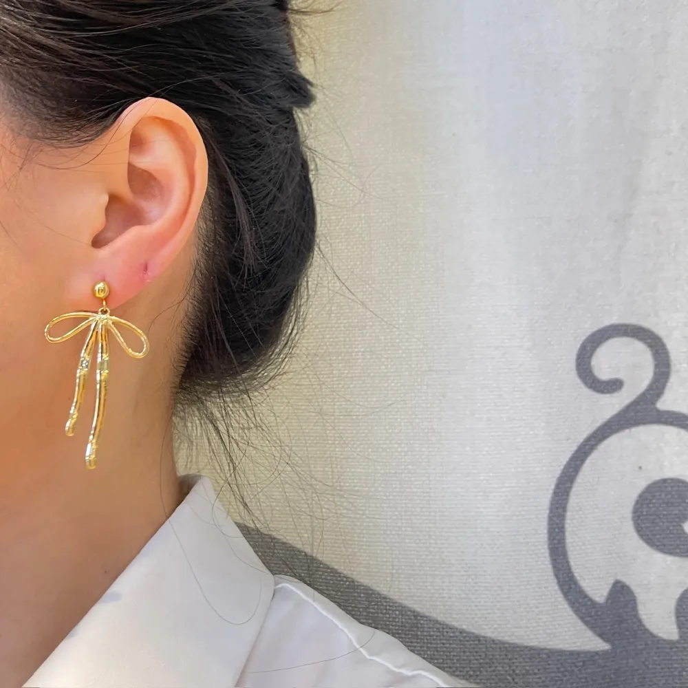 Fiocco -Orecchini in Acciaio - OAP-754-02