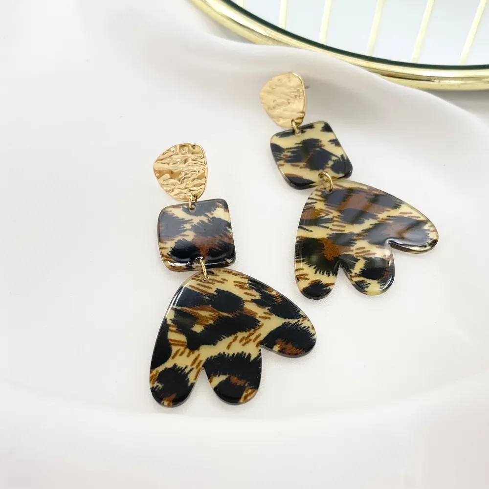 Foglia Lunga-Orecchini in Acciaio - OAP-759-68