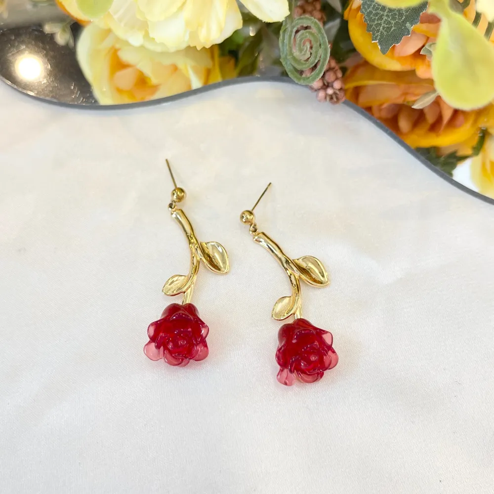 Rosa -Orecchini in Acciaio - OAP-783-37