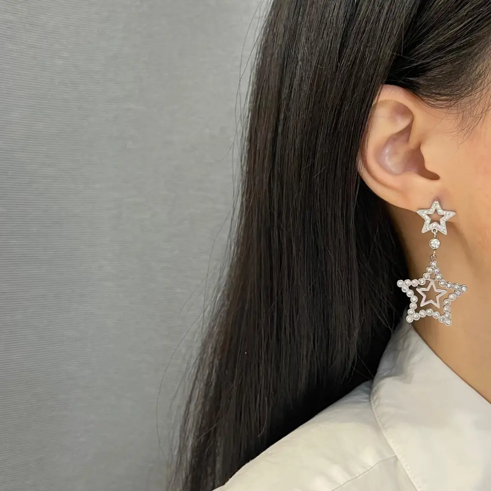 OAS-Stella 5101 - Orecchini pendenti in Acciaio - OAS-Stella 5101 - Orecchini pendenti in Acciaio