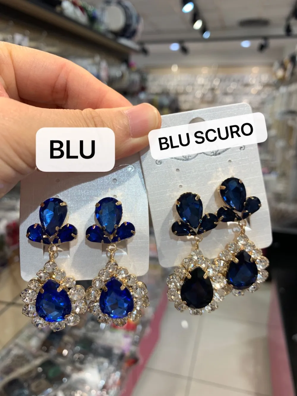 Goccia Pendente-Orecchini a Clip - OMK-520-L24