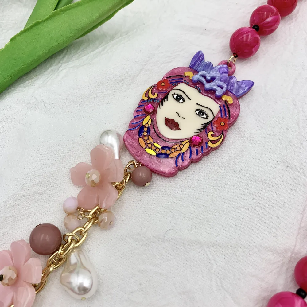 Testa di Moro-Orecchini in Resina - OMM-15605