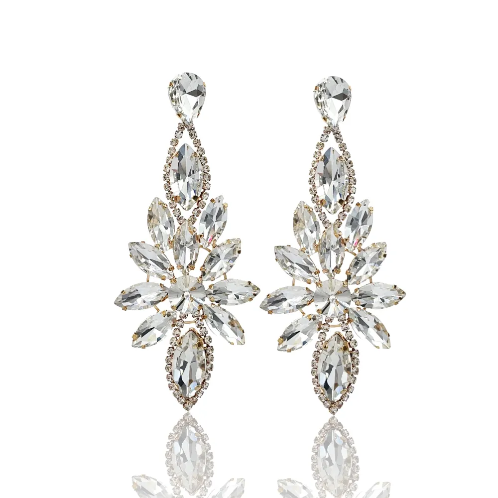 Chantelier-Orecchini Moda Vetro - OMM-159-21297