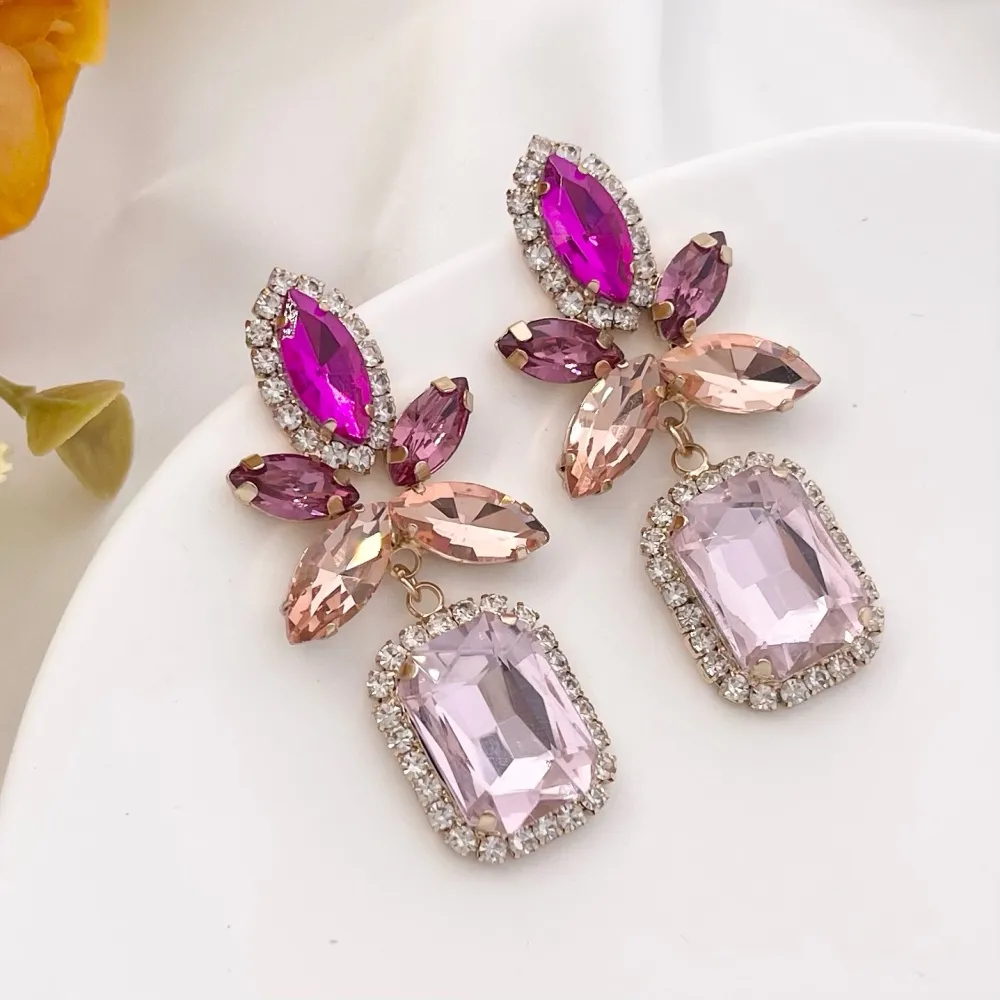 Fantasia-Orecchini Moda Vetro - OMM-520-L27