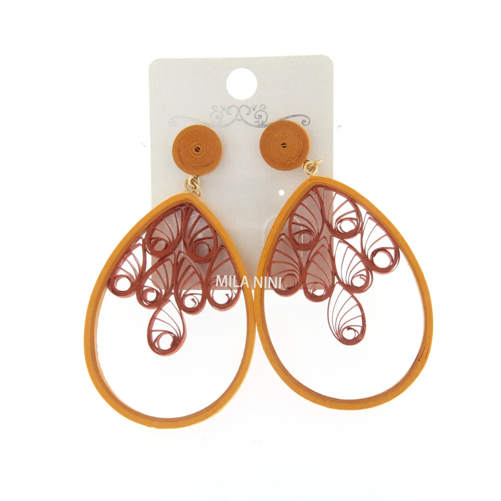 Orecchini handmade in carta - OMM-DE0031