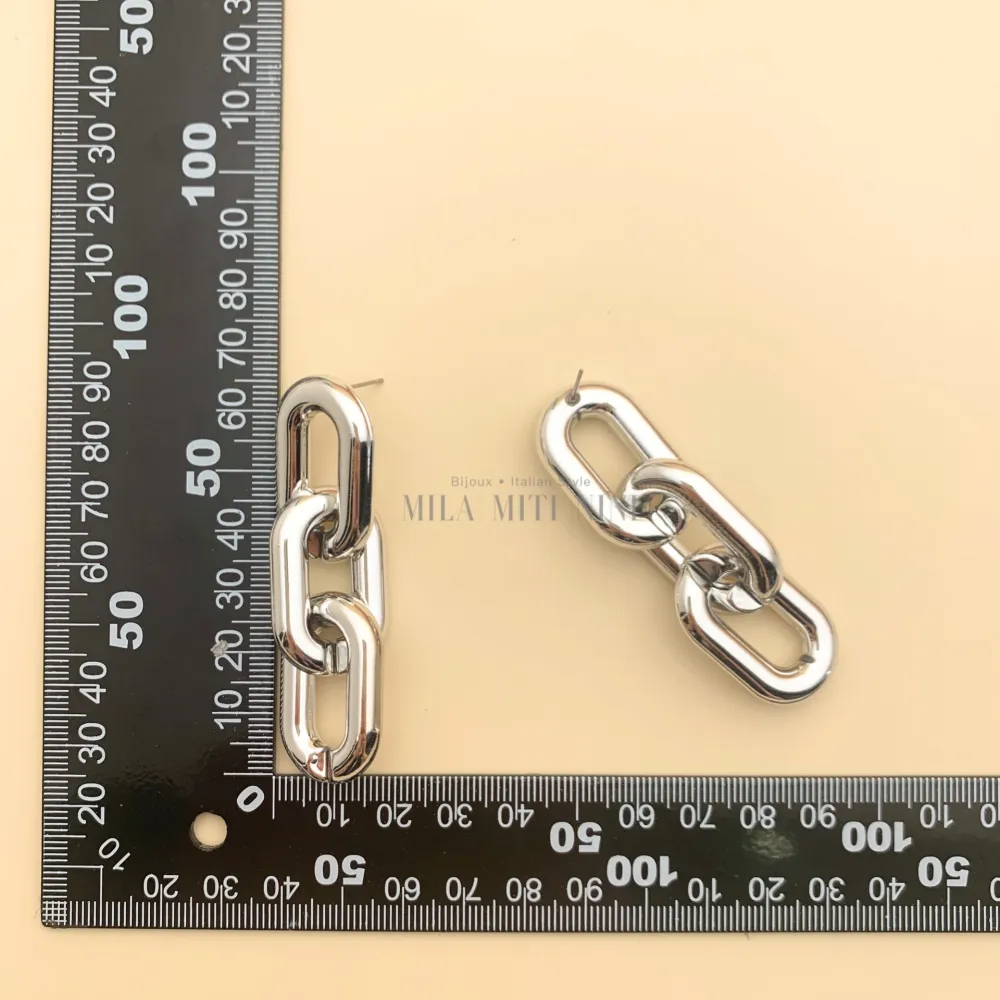 OMP7771-Catena -Orecchini in Plastica - OMP7771-Catena -Orecchini in Plastica